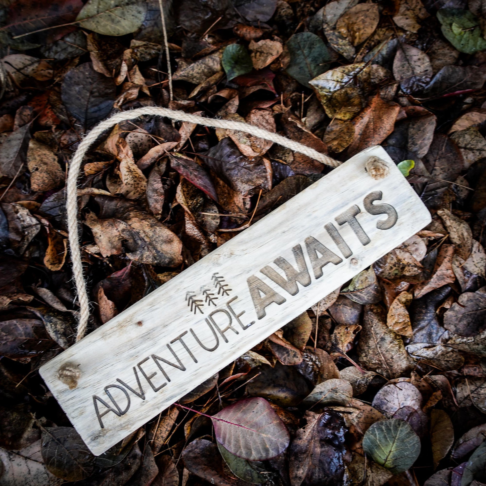 Adventure Awaits Handmade Wooden Sign