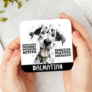 Dog Personality Premium Drinks Coasters | Choose Your Breed