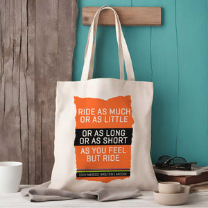 Ride Eddy Merckx Cycling Tote Bag – Two Styles, Inspired by his Classic Jersey