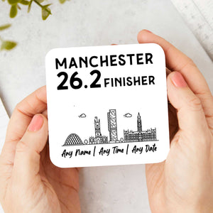 Manchester 26.2 Finisher Personalised Skyline Coaster