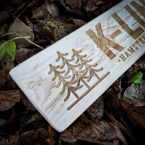 Personalised Trail Name Sign | Handmade Reclaimed Wood Sign