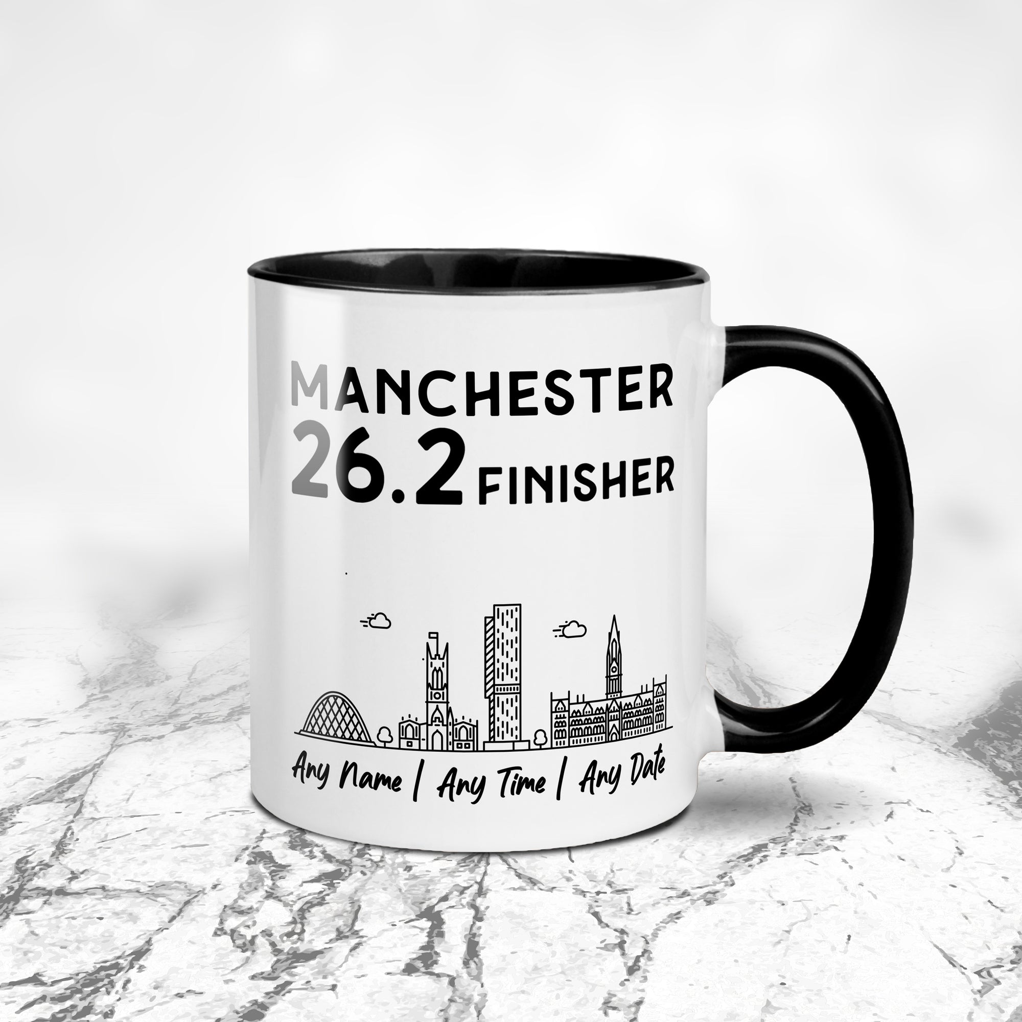 Personalised Manchester 26.2 Finishers Mug | Premium Marathon Mug