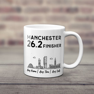 Personalised Manchester 26.2 Finishers Mug | Premium Marathon Mug