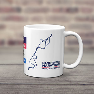 Personalised Manchester Marathon Mugs 2024