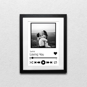 Personalised Song & Photo Print : Celebrate Your Friendship or Wedding