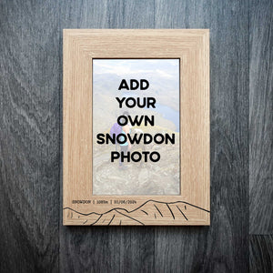 Personalised Snowdon/Yr Wyddfa Summit Laser Engraved Frame