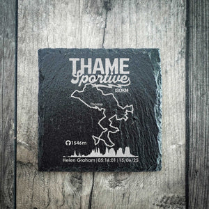 Thame Official  Sportive Personalised Slate Coaster