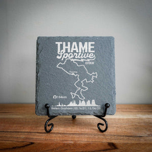 Thame Official  Sportive Personalised Slate Coaster