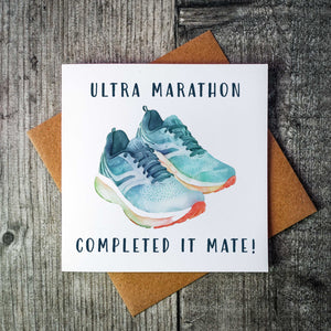 Ultra Marathon Completed It Mate Running Card