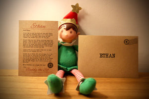 Elf - Personalised Goodbye Letter Postcard