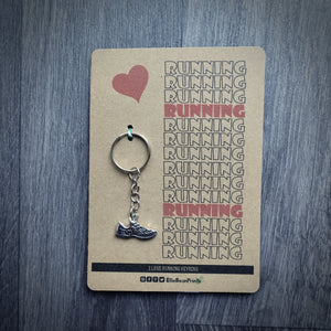 I Love Running Key Ring