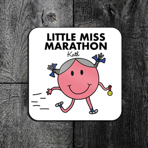 Little Miss Marathon Personalised Runner Coaster