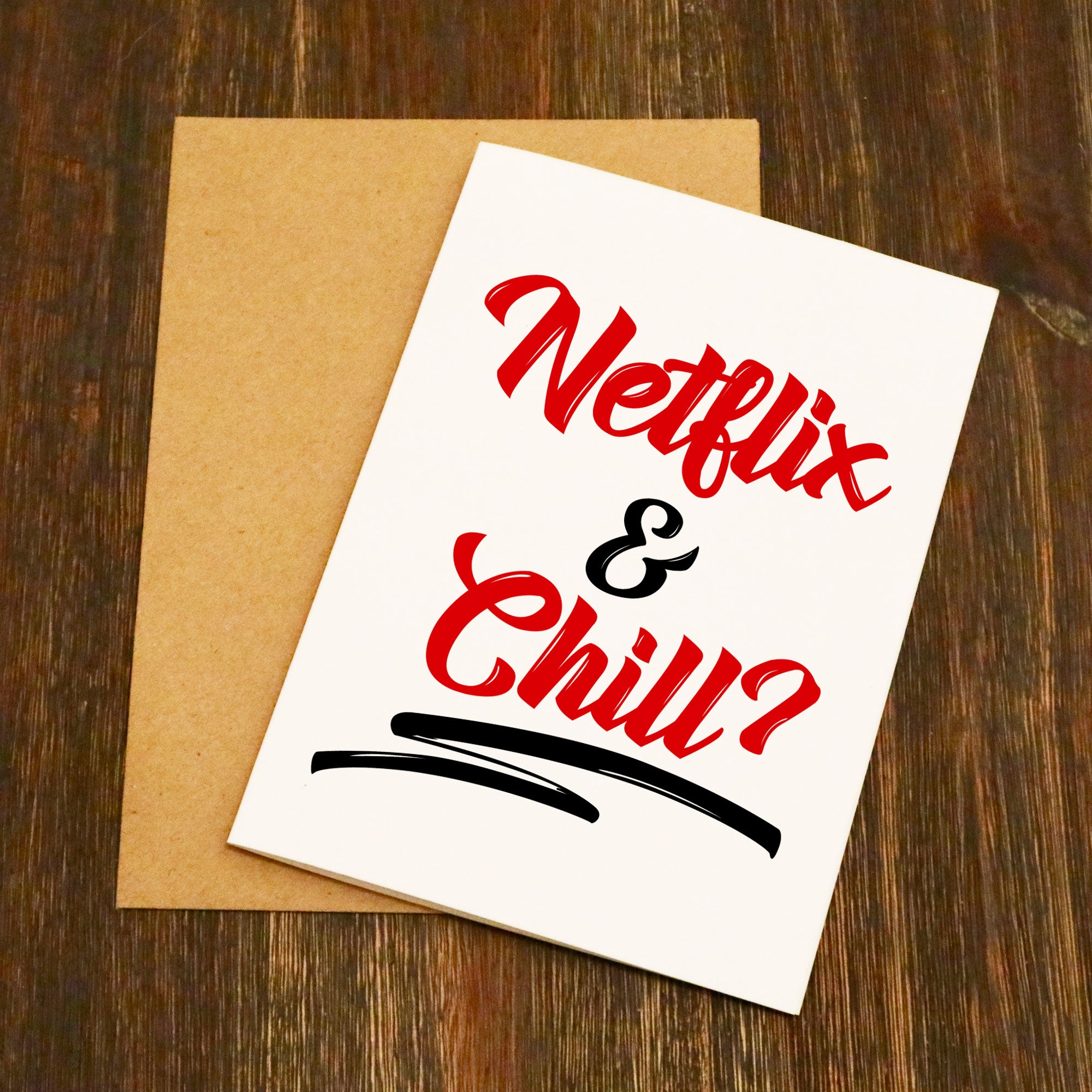 Carte de Saint-Valentin Shall We Netflix & Chill