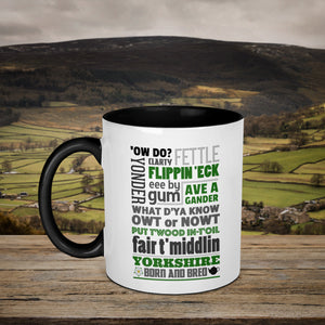 Yorkshire Born & Bred Dialect Mug