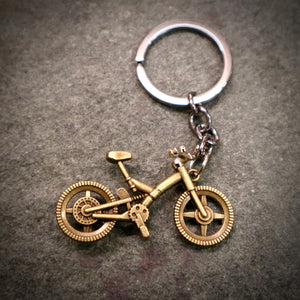 Metal Mountain Bike Keyring